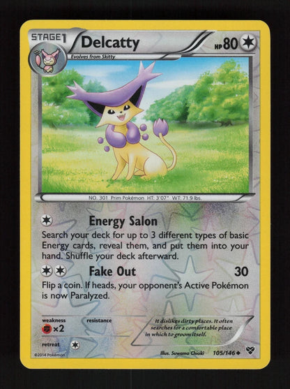 Delcatty 105/146 - Reverse Holo - XY