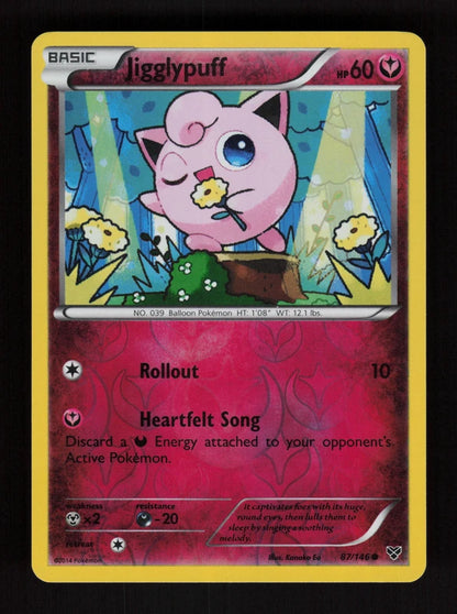 Jigglypuff 87/146 - Reverse Holo - XY