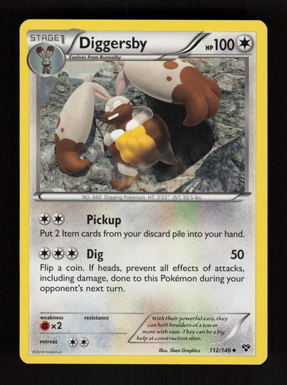Diggersby 112/146 - Reverse Holo - XY