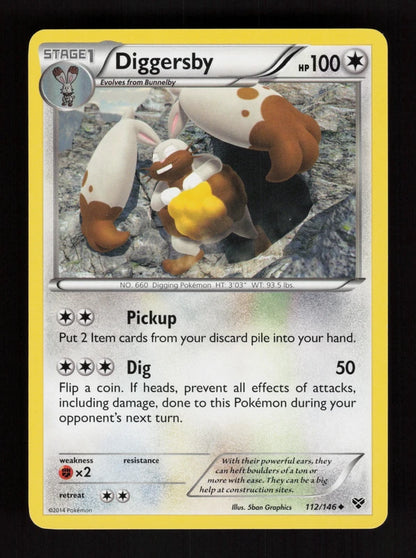 Diggersby 112/146 - Reverse Holo - XY