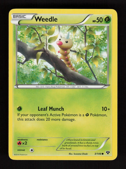Weedle 3/146 - XY