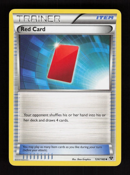 Red Card 124/146 - XY