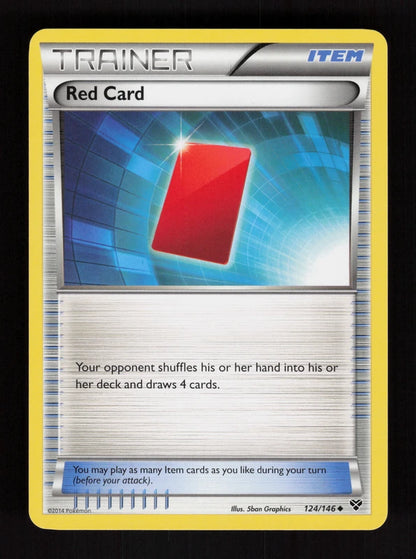 Red Card 124/146 - XY