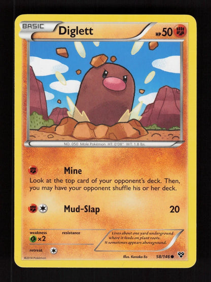Diglett 58/146 - XY