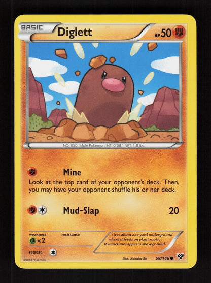 Diglett 58/146 - XY