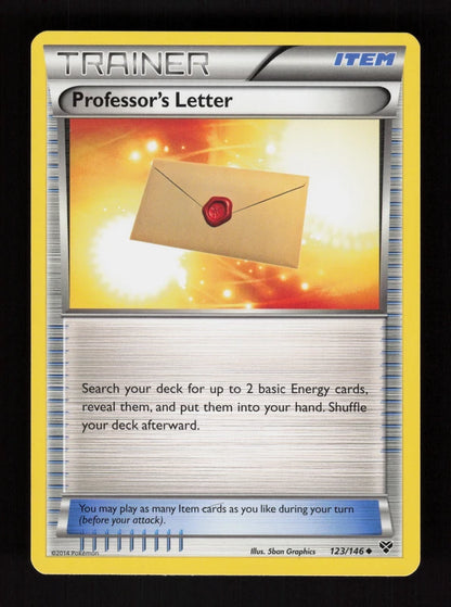 Professor's Letter 123/146 - XY