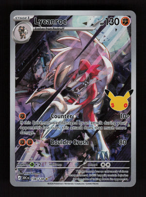 Lycanroc 138/128 - Illustration Rare - 30th Celebration