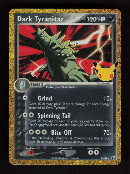 Dark Tyranitar 19/109 - Classic Collection - 30th Celebration