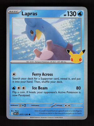 Lapras 017/128 - 30th Celebration
