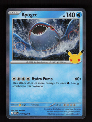 Kyogre 019/128 - 30th Celebration