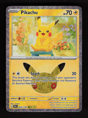 Pikachu 025/128 (03/30) - 30th Celebration