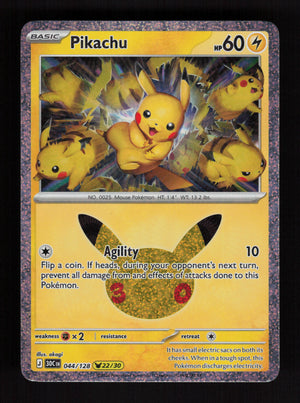 Pikachu 044/128 (22/30) - 30th Celebration