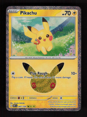 Pikachu 047/128 (25/30) - 30th Celebration