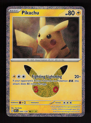 Pikachu 049/128 (27/30) - 30th Celebration