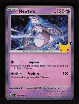Mewtwo 063/128 - 30th Celebration
