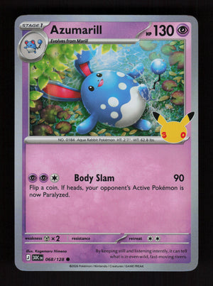 Azumarill 068/128 - 30th Celebration