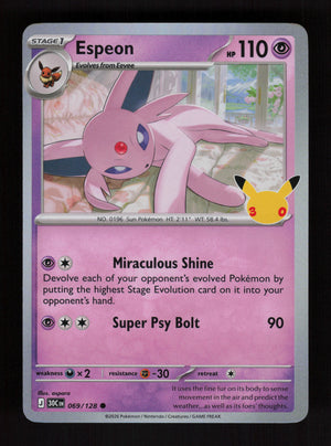 Espeon 069/128 - 30th Celebration