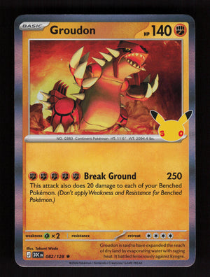 Groudon 082/128 - 30th Celebration