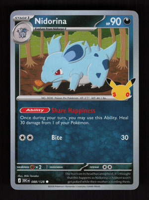 Nidorina 088/128 - 30th Celebration