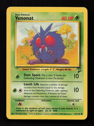 Venonat 097/130 - Common - Base Set 2
