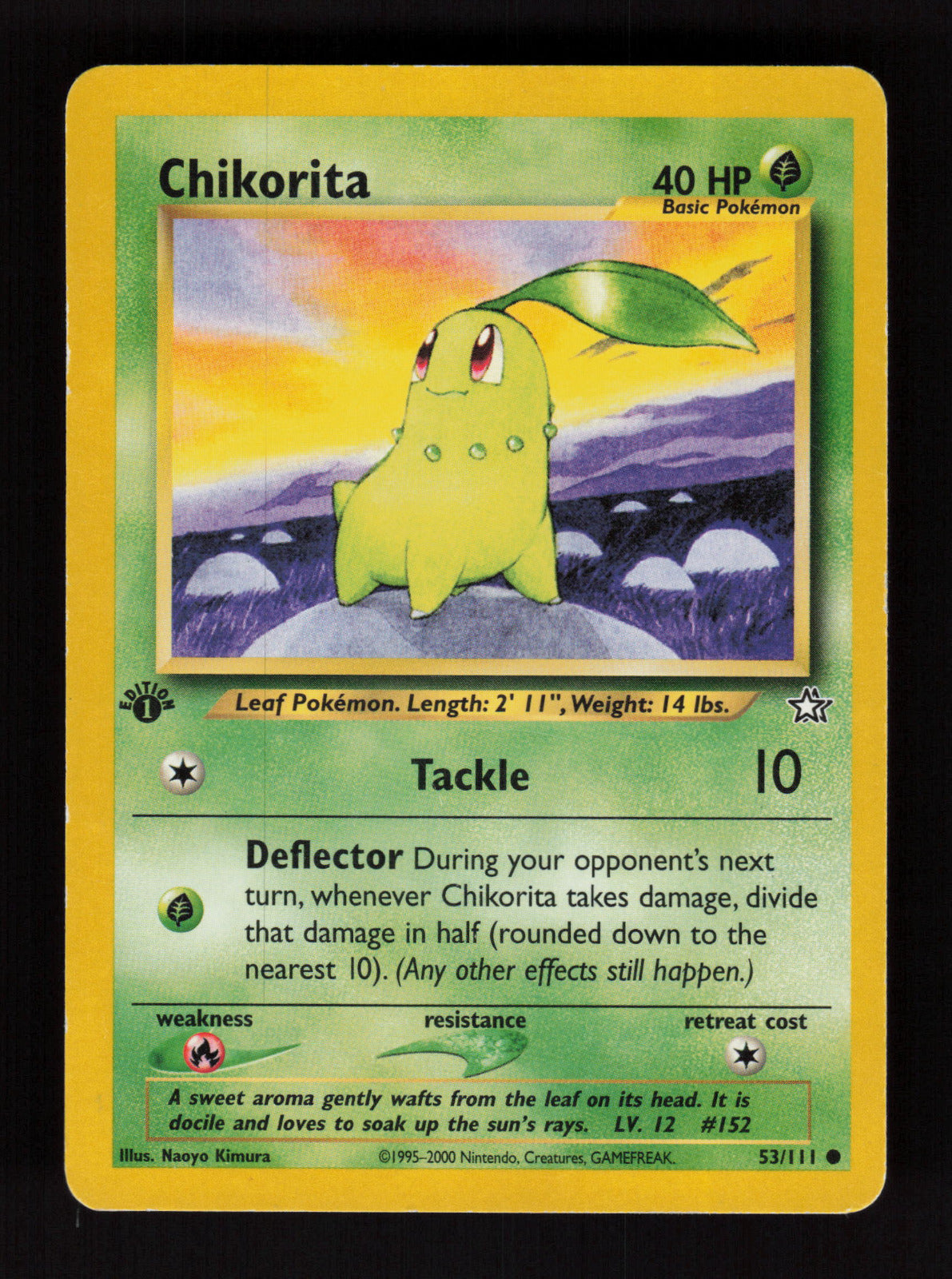 Chikorita (53) 53/111 - Common - Neo Genesis