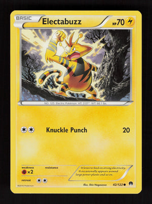 Electabuzz 42/122 - Common - XY - BREAKpoint