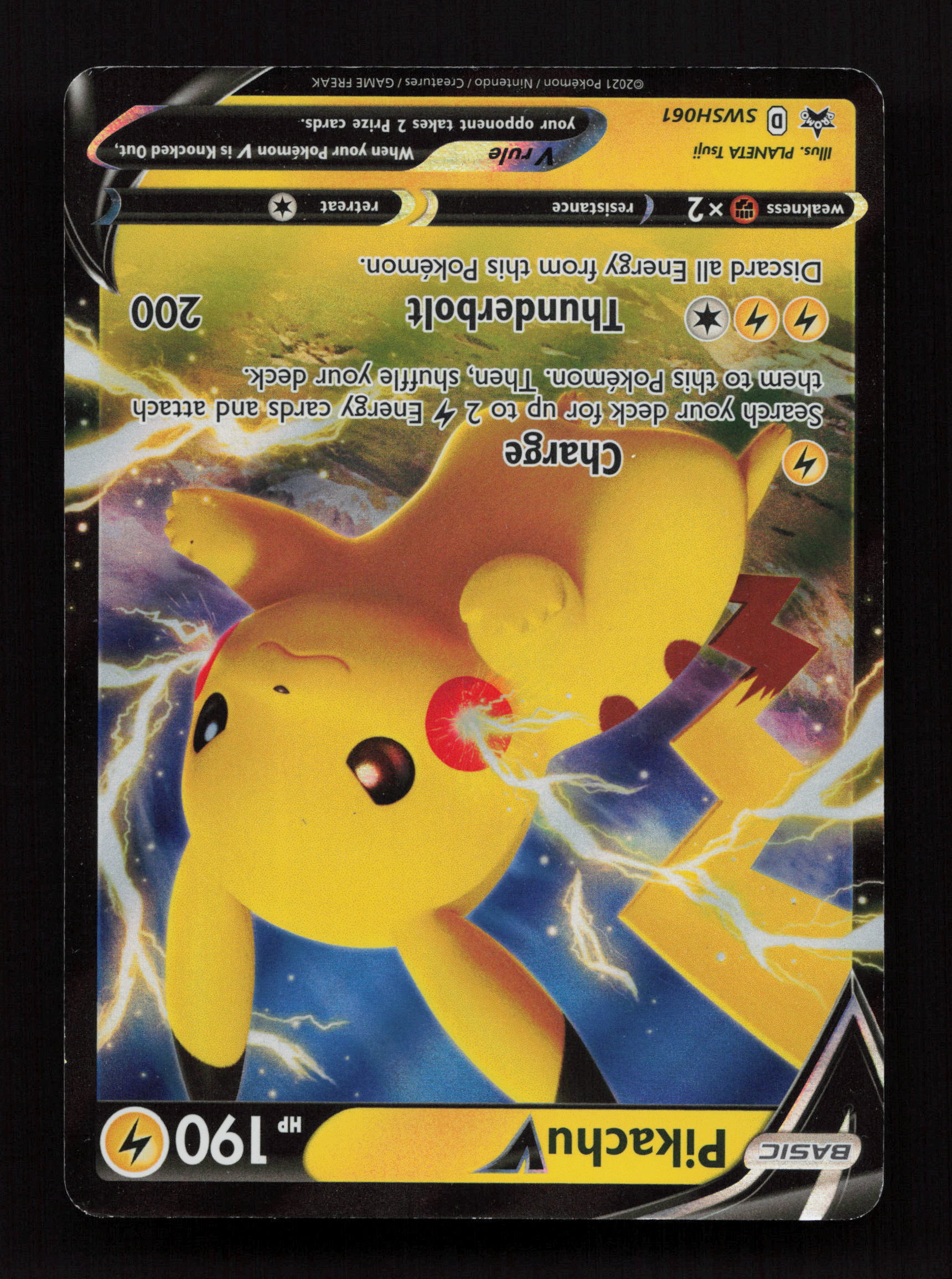 Pikachu V SWSH061 - Promo - SWSH: Sword & Shield Promo Cards 