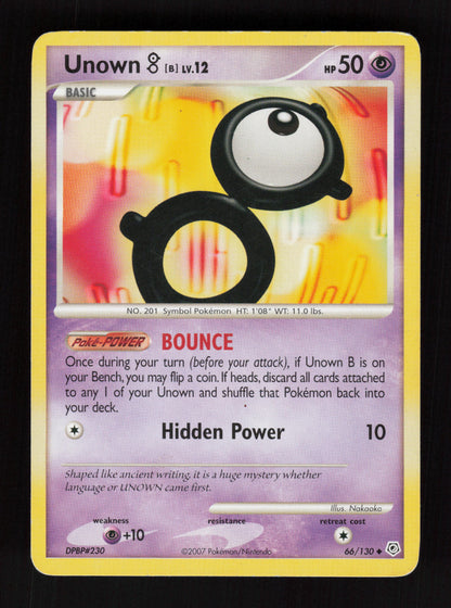 Unown [B] 66/130 - Uncommon - Diamond and Pearl