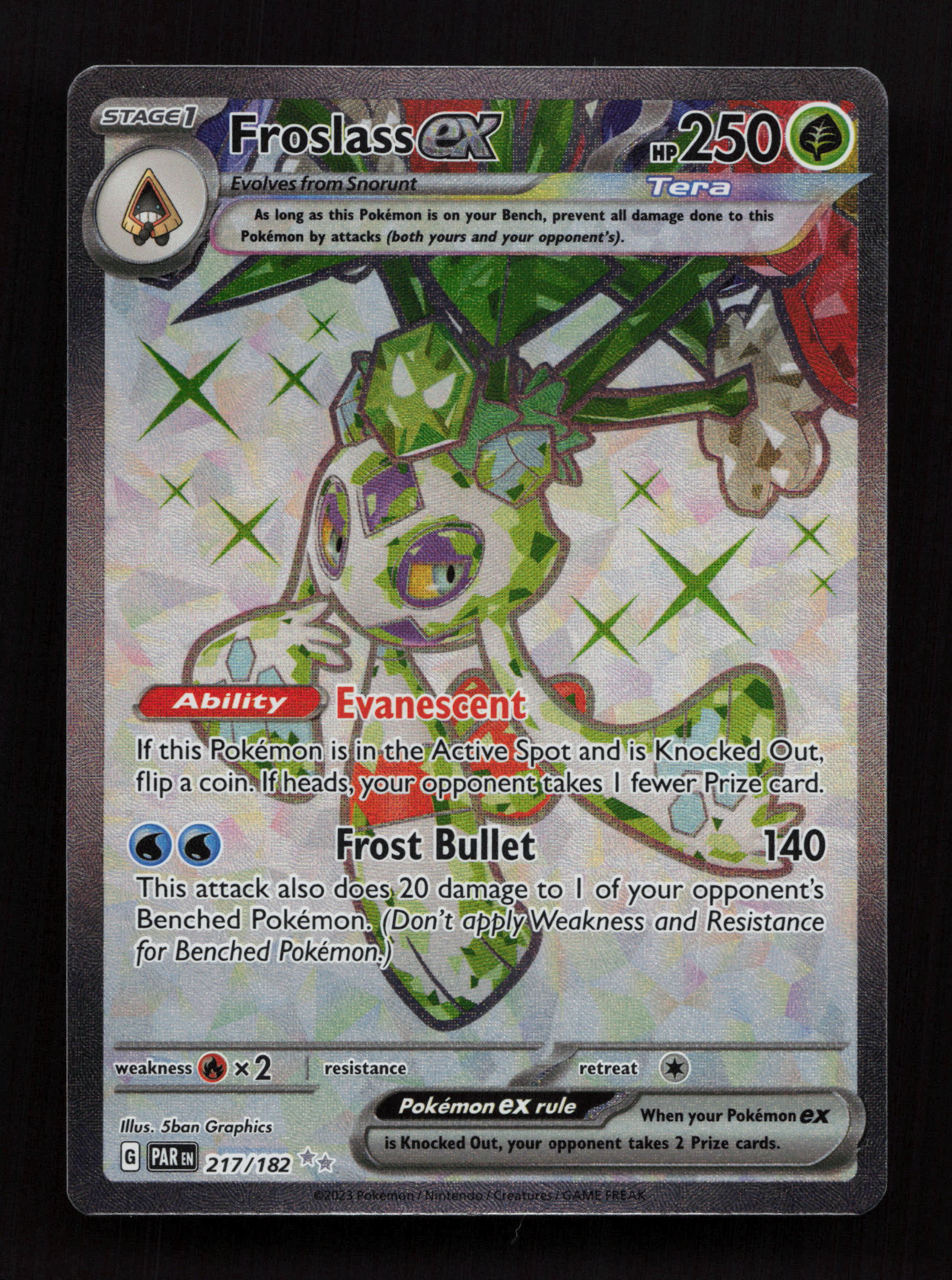 Froslass ex 217/182 - Ultra Rare - SV04: Paradox Rift