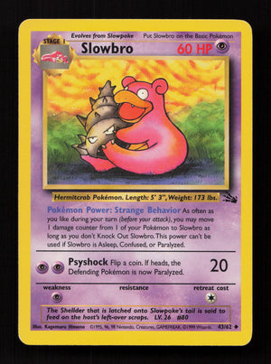 Slowbro 43/62 - Uncommon - Fossil