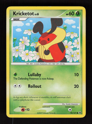 Kricketot 78/127 - Common - Platinum 