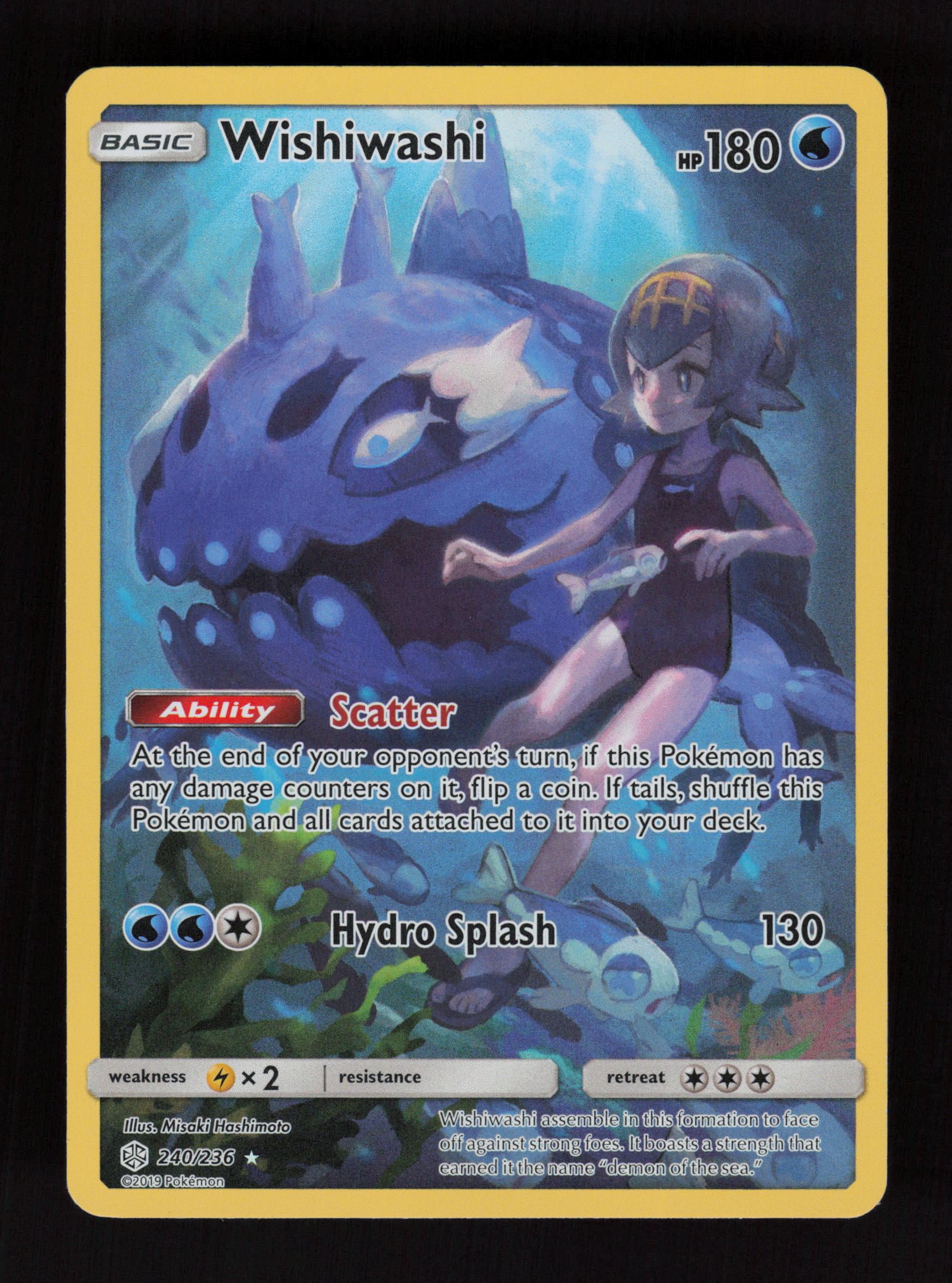 Wishiwashi 240/236 - Secret Rare - SM - Cosmic Eclipse