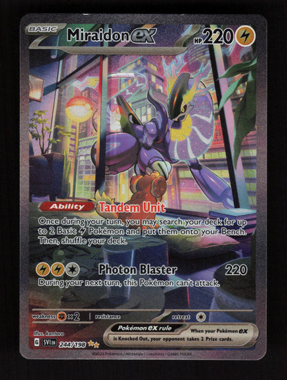 Miraidon ex Special Illustration Rare SV01: Scarlet & Violet Base Set 244/198 NM