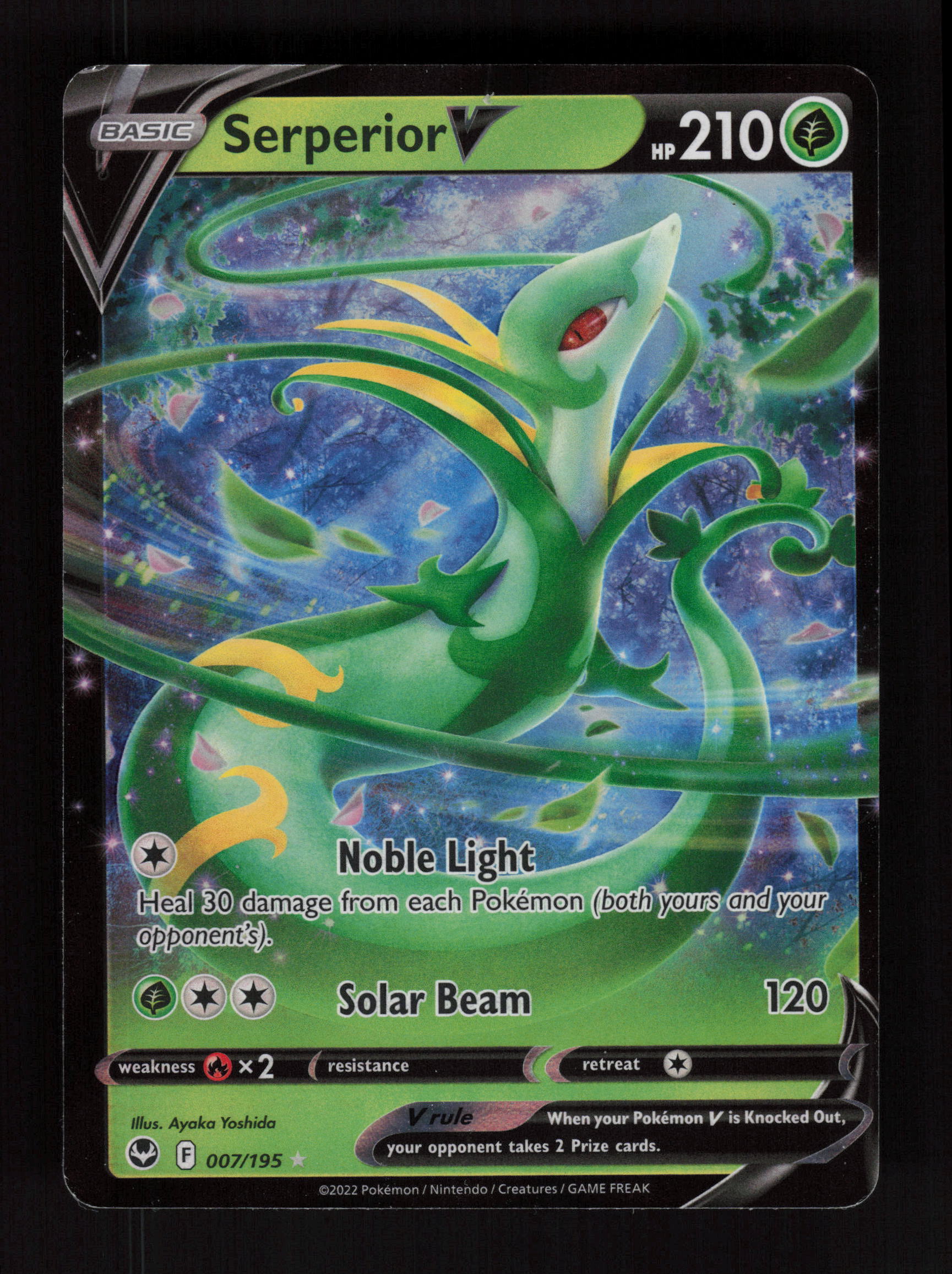 Serperior V 007/195 - Ultra Rare - Silver Tempest 