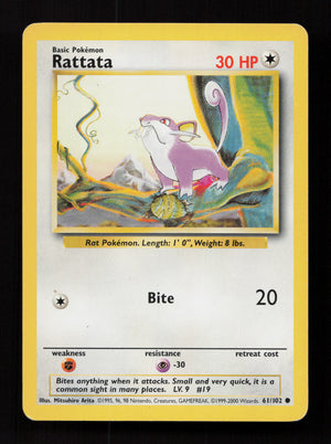 Rattata 061/102 - Common - Base Set