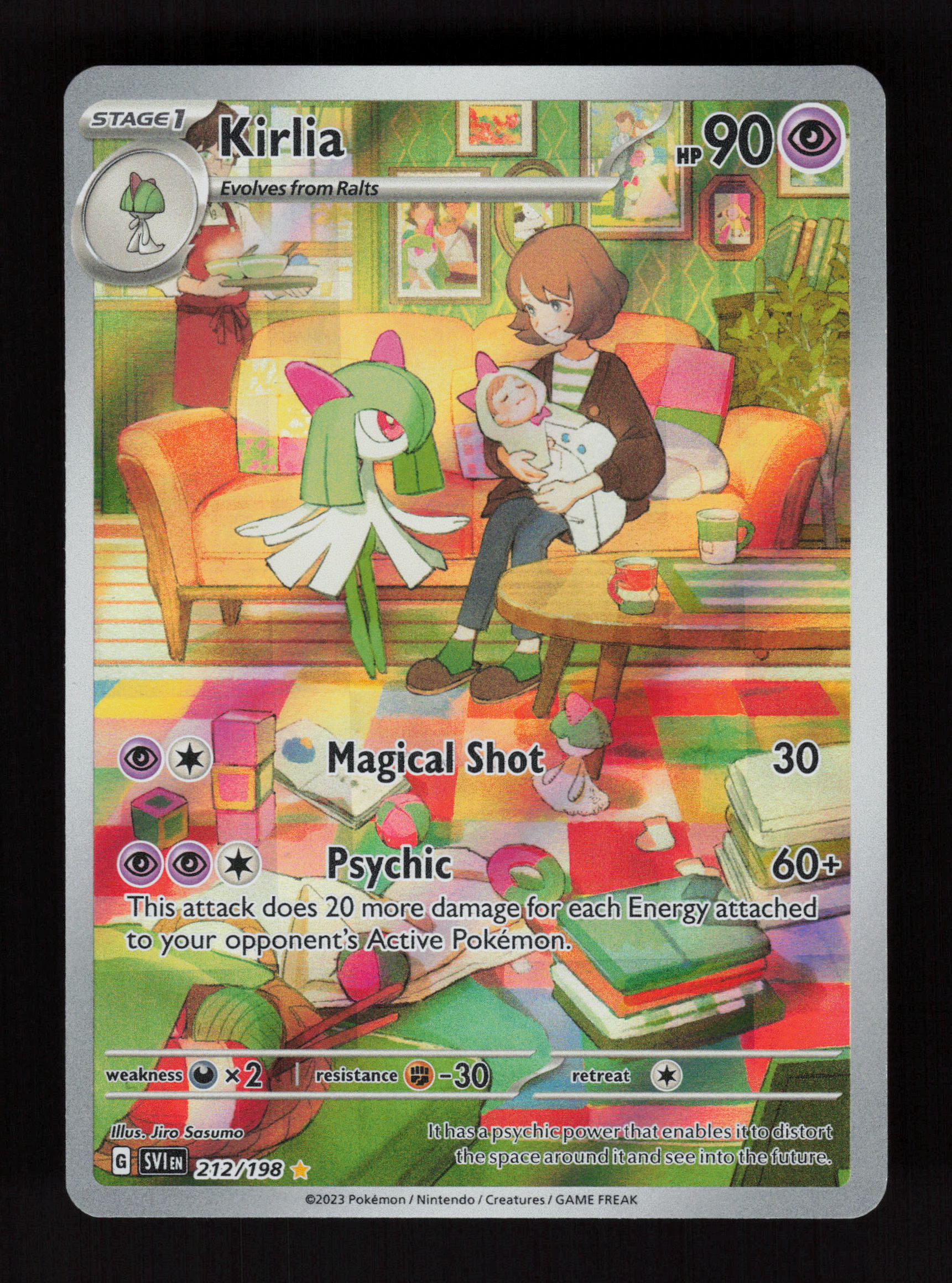 Kirlia 212/198 - Illustration Rare - SV01: Scarlet & Violet Base Set 