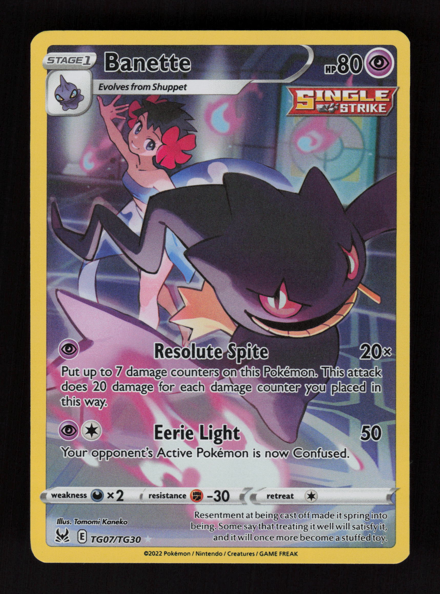 Banette TG07/TG30 - Ultra Rare - SWSH11: Lost Origin Trainer Gallery