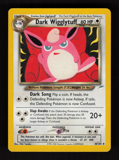 Dark Wigglytuff 040/105 - Uncommon - Neo Destiny