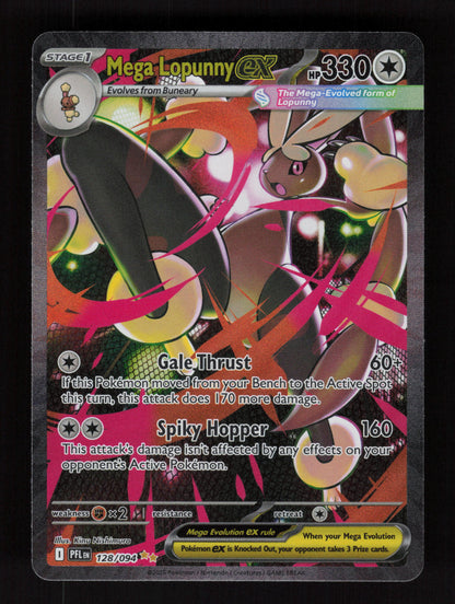 Mega Lopunny ex 128/094 - Special Illustration Rare - Phantasmal Flames 