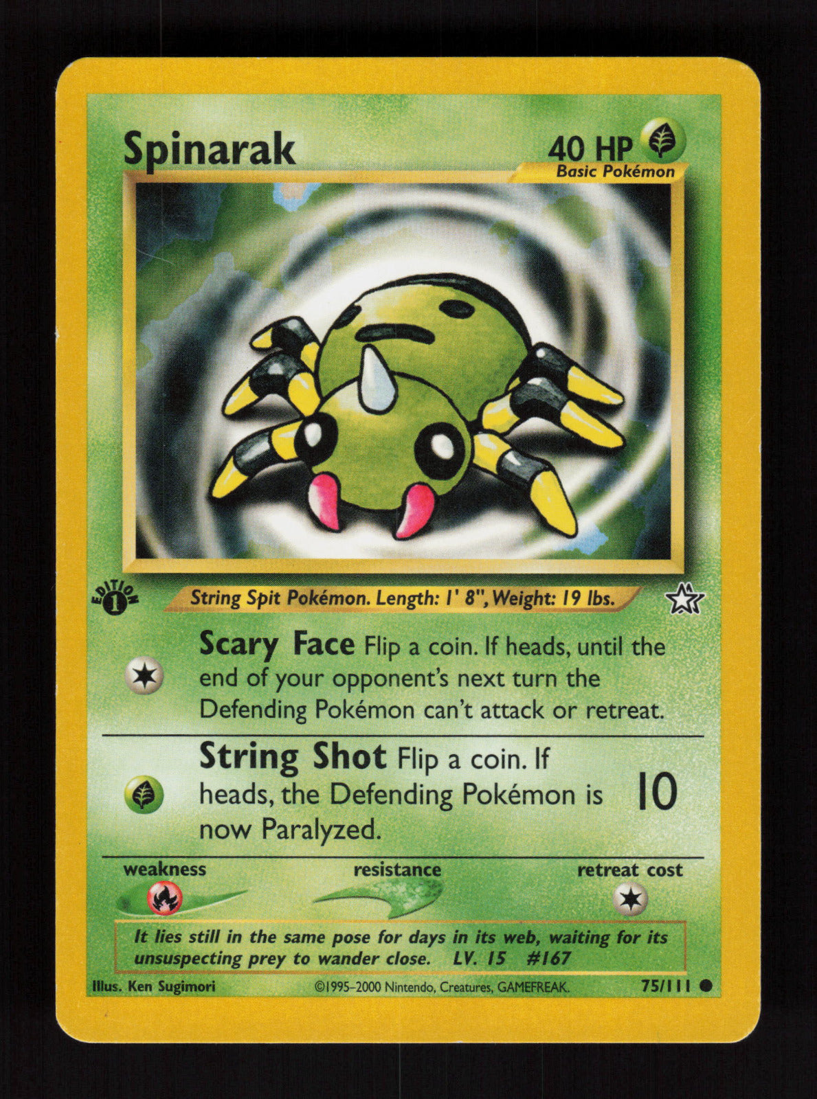 Spinarak 075/111 - Common - Neo Genesis
