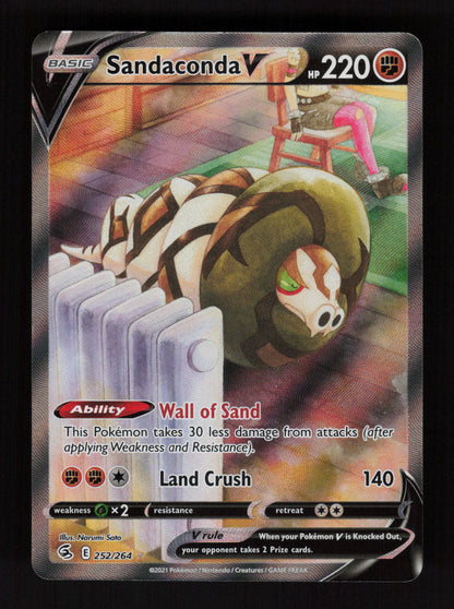 Sandaconda V 252/264 - Ultra Rare - SWSH08: Fusion Strike 