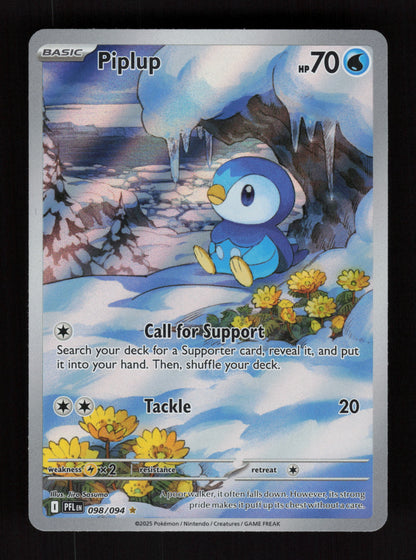 Piplup 098/094 - Illustration Rare - Phantasmal Flames 