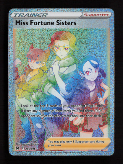 Miss Fortune Sisters 209/196 - Secret Rare - SWSH11: Lost Origin