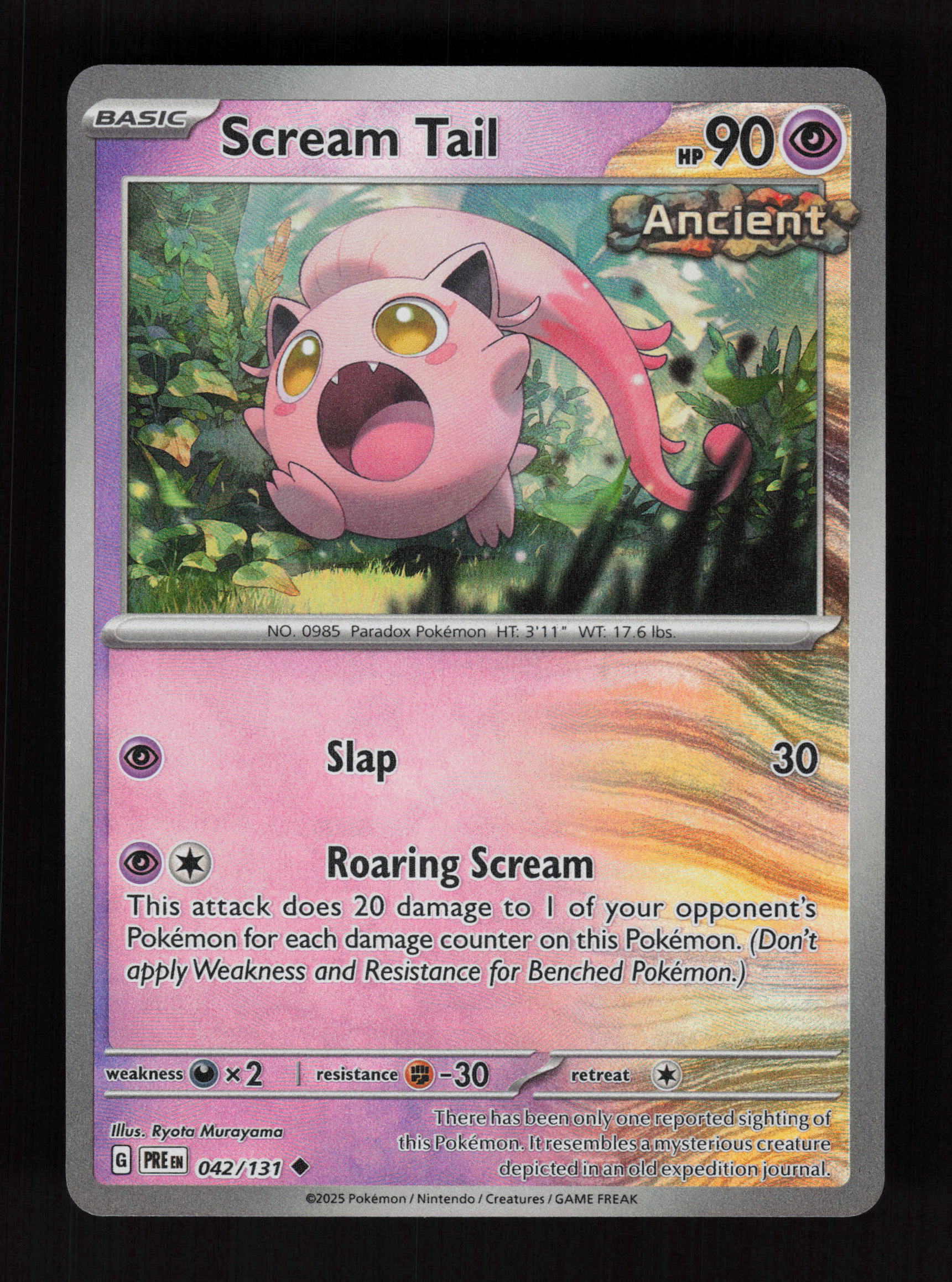 Scream Tail (Poke Ball Pattern) 042/131 - Uncommon - SV: Prismatic Evolutions