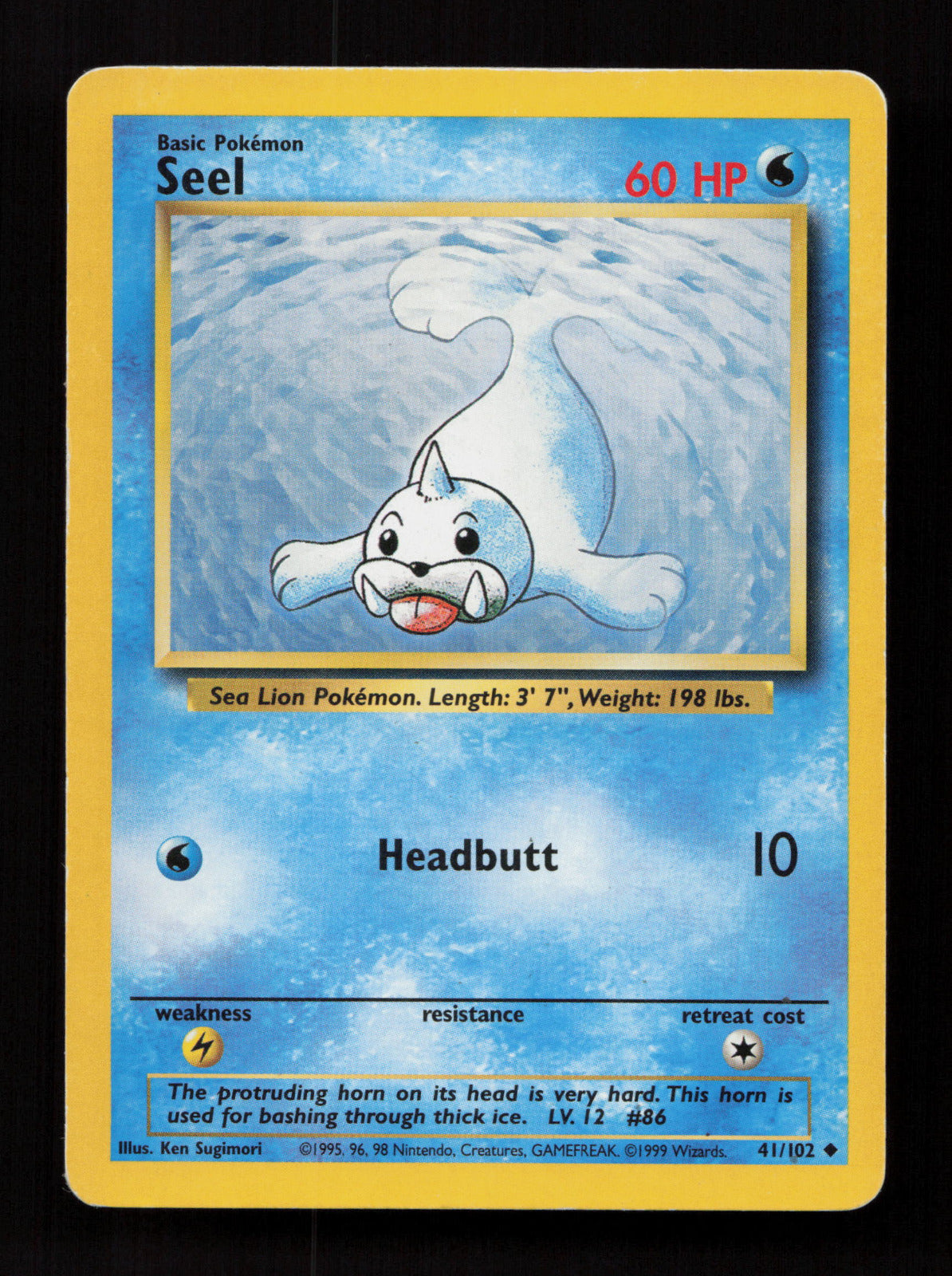 Seel 041/102 - Uncommon - Base Set