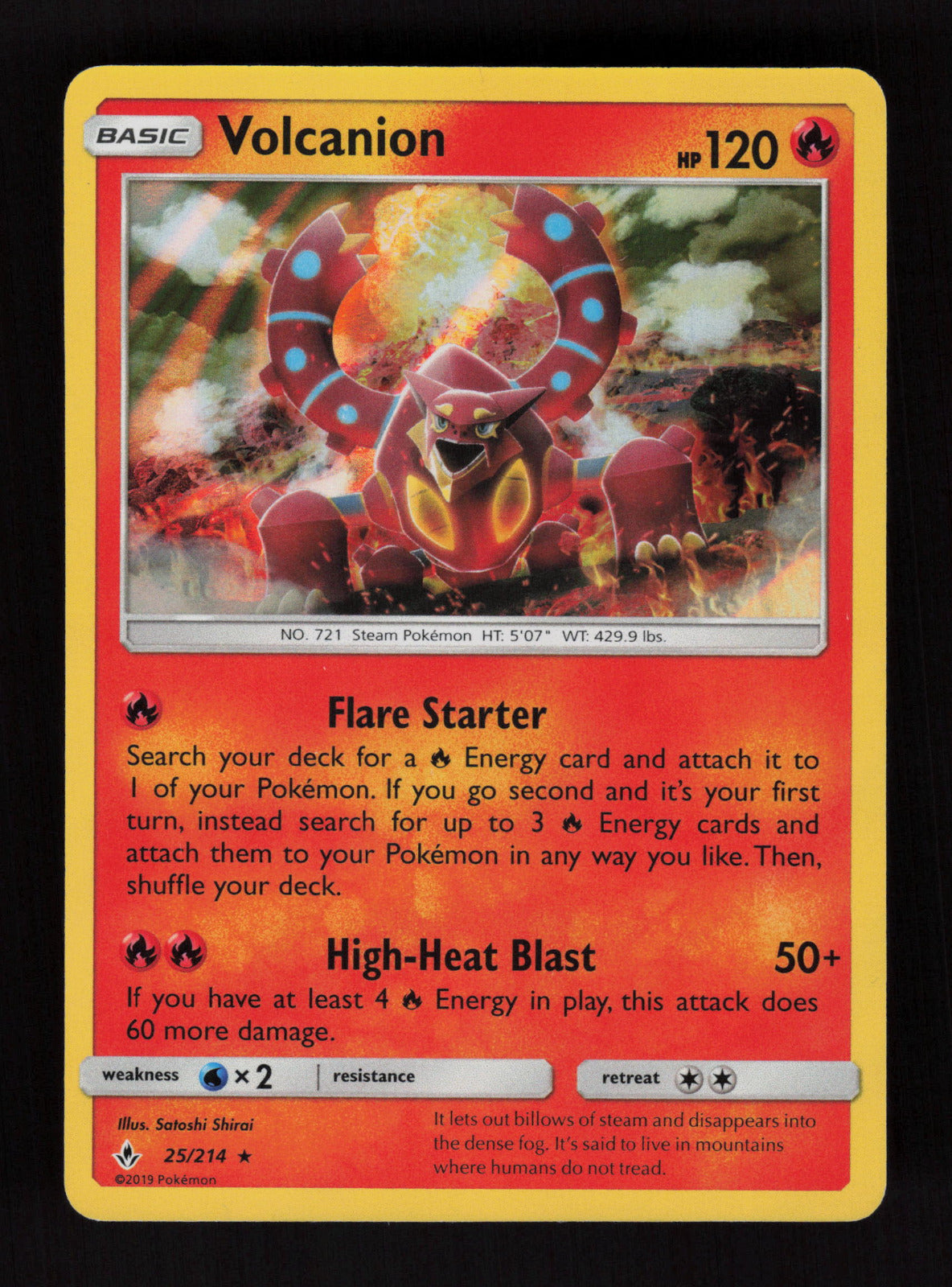 Volcanion 025/214 - Rare - Unbroken Bonds