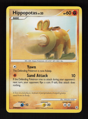 Hippopotas 51/130 - Uncommon - Diamond and Pearl