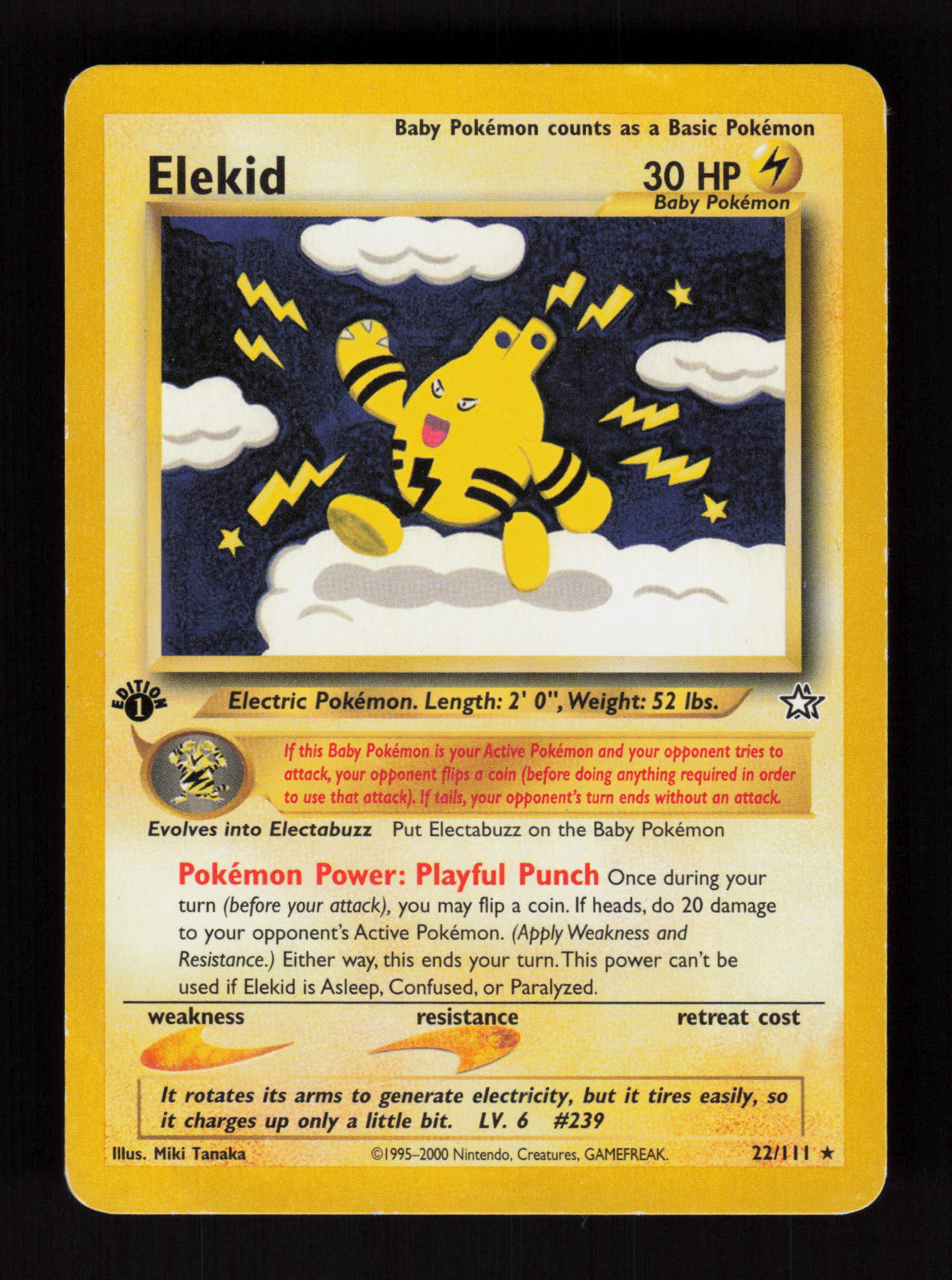Elekid 022/111 - Rare - Neo Genesis
