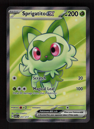 Sprigatito ex 251/217 - Ultra Rare - Ascended Heroes 