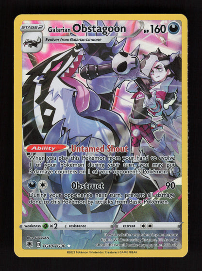 Galarian Obstagoon TG10/TG30 - Ultra Rare - Astral Radiance Trainer Gallery 